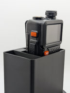 UV5M in a plastic Radio holder